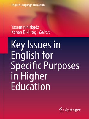 cover image of Key Issues in English for Specific Purposes in Higher Education